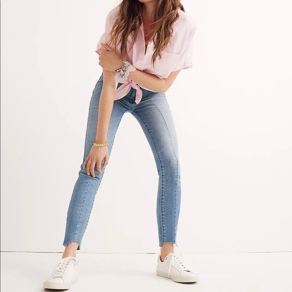 Madewell 9" High-Rise Skinny Jeans: Seamed Step-Hem Edition